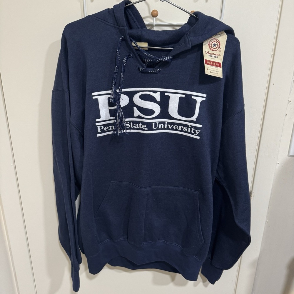 Penn State Nittany Lions PSU Hoodie Sweatshirt The Game Made In USA Large - NWT